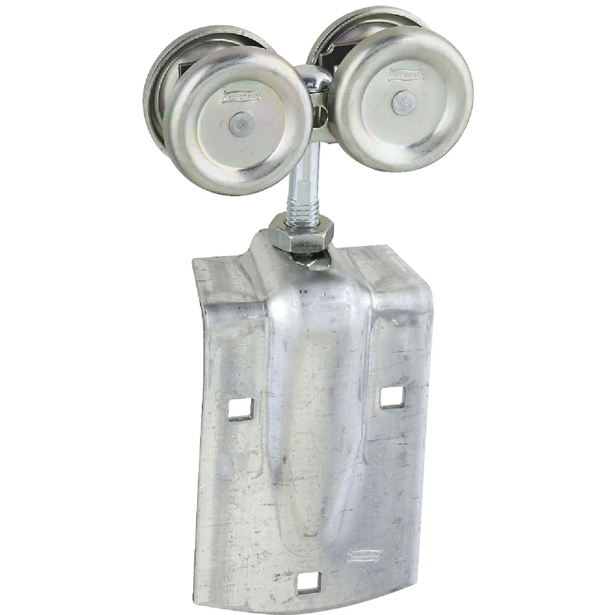 Classic National 5005 Zinc-Plated Box Rail Sliding Door Strap Barn Door Hanger Healthy