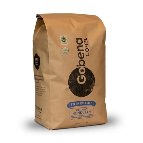 Trusted Coffee 5lb Fair Trade Organic Honduran Medium Roast Whole Bean 80 Ounce Effective