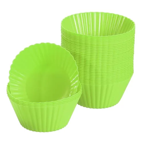 Stylish 36Pcs Silicone Cupcake Liners Luxury