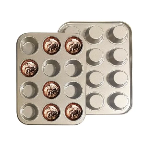 Superior 2er Set Muffinblech 12 Mulden 2 Count Consistent