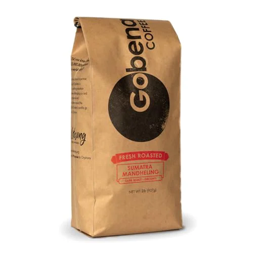 Outstanding Coffee 2lb Sumatra Mandheling Ground Fresh Roasted 32 Ounce Organic