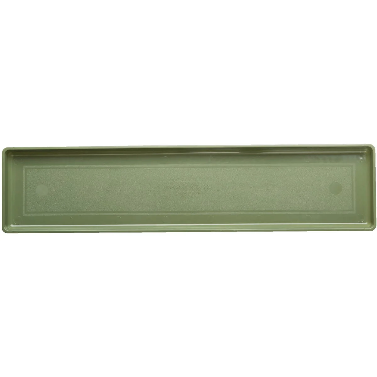 Genuine Novelty 26-3 8 In. Sage Plastic Flower Box Tray Exclusive