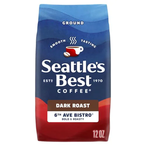 Professional Ground Coffee 6th Ave Bistro Dark Roast 12 Ounce Original Design