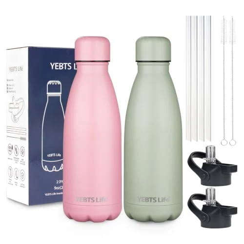 Reusable Insulated Water Bottle 2 Count Trendy