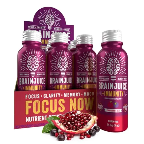 Superior Pomegranate Acai Nootropic Supplement Shot 30 Fl Oz Professional