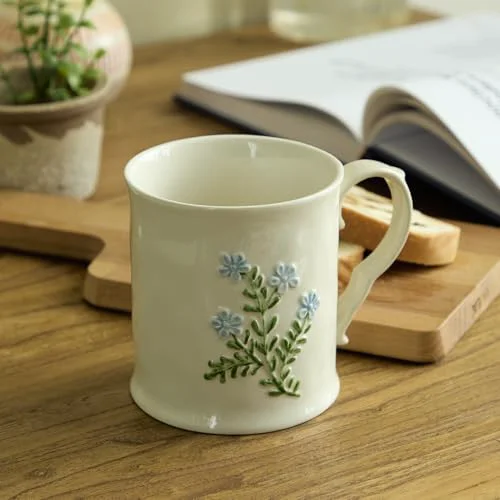 Quality Artistic Lavender pattern Ceramic Coffee Mug Authentic