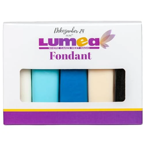 Long-Lasting Blue Fondant Icing Multipack 17.637 Ounce Premium Material