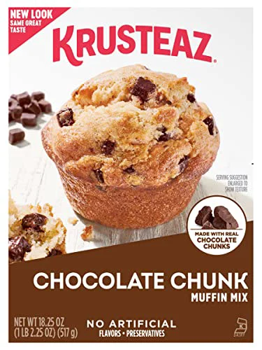 Easy-to-Use Chocolate Chunk Muffin Mix 219 Ounce Premium