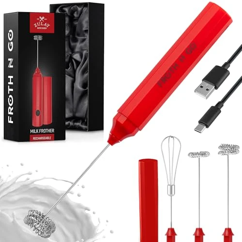 Smooth Zulay Froth N Go Milk Frother Traditional