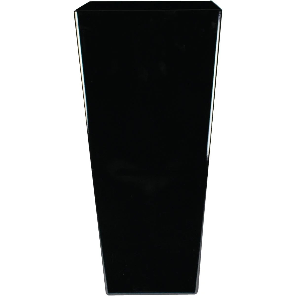 Reusable Myers Cascade 12 In. Black Onyx Square Planter Elite