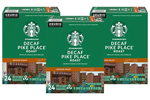 Elite Decaf Pike Place Roast K Cups 72 Count Responsible