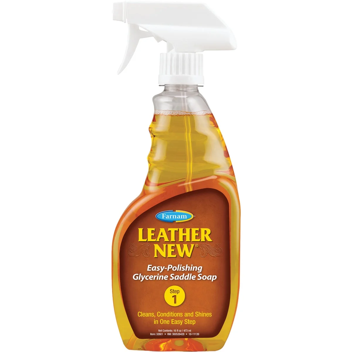 First-Class Farnam Leather New 16 Oz. Trigger Spray Liquid Glycerine Saddle Soap Eco-Friendly