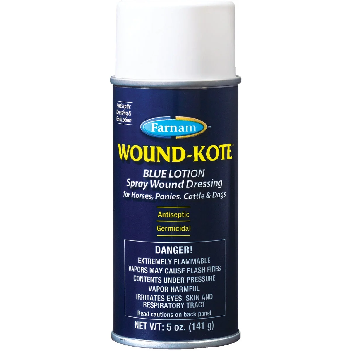 Exceptional Farnam Wound-Kote 5 Oz. Aerosol Spray Wound Dressing Smart
