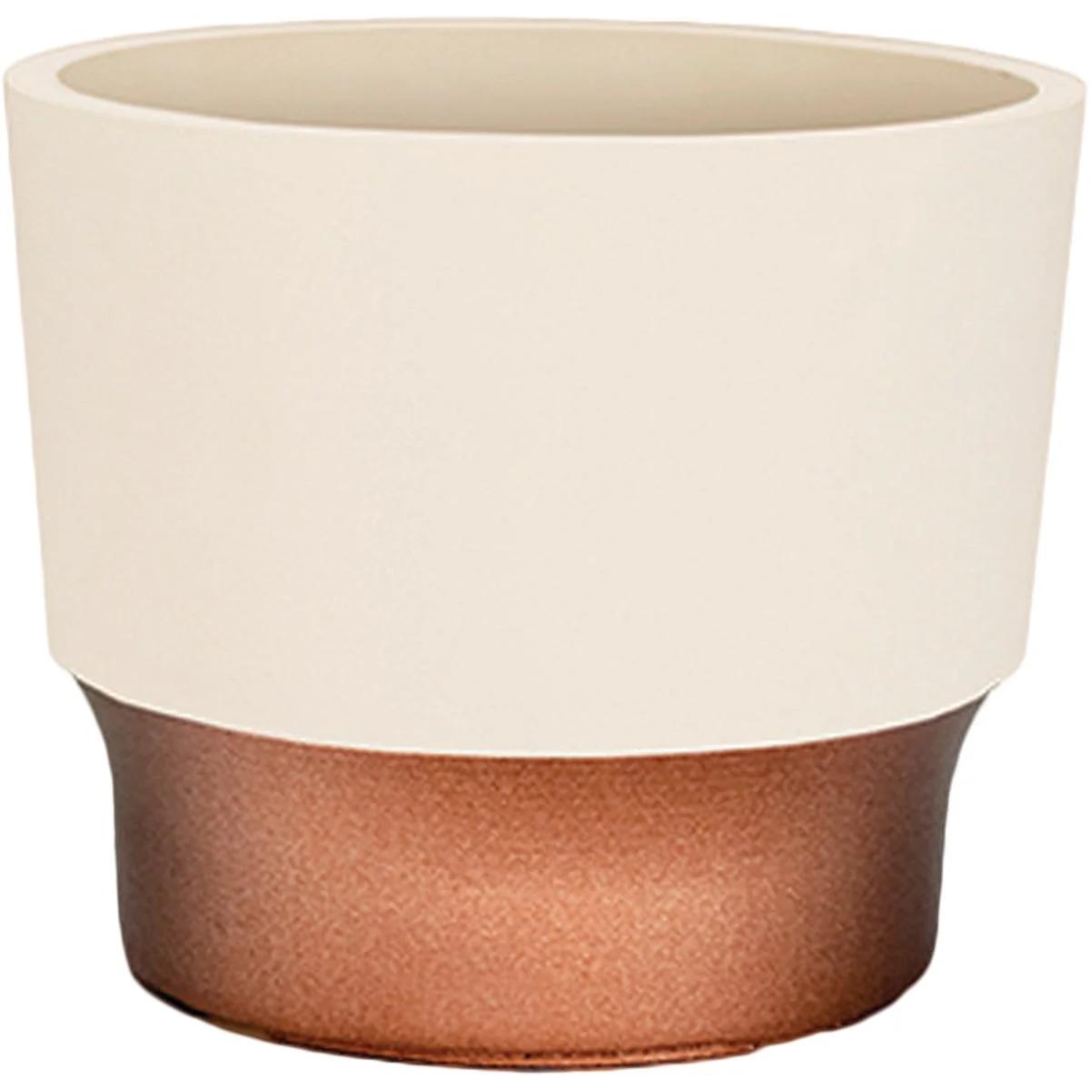 Long-Lasting HC Companies Sprite 3 In. x 3 In. x 2.5 In. Resin Vanilla Bisque Succulent Pot Classic