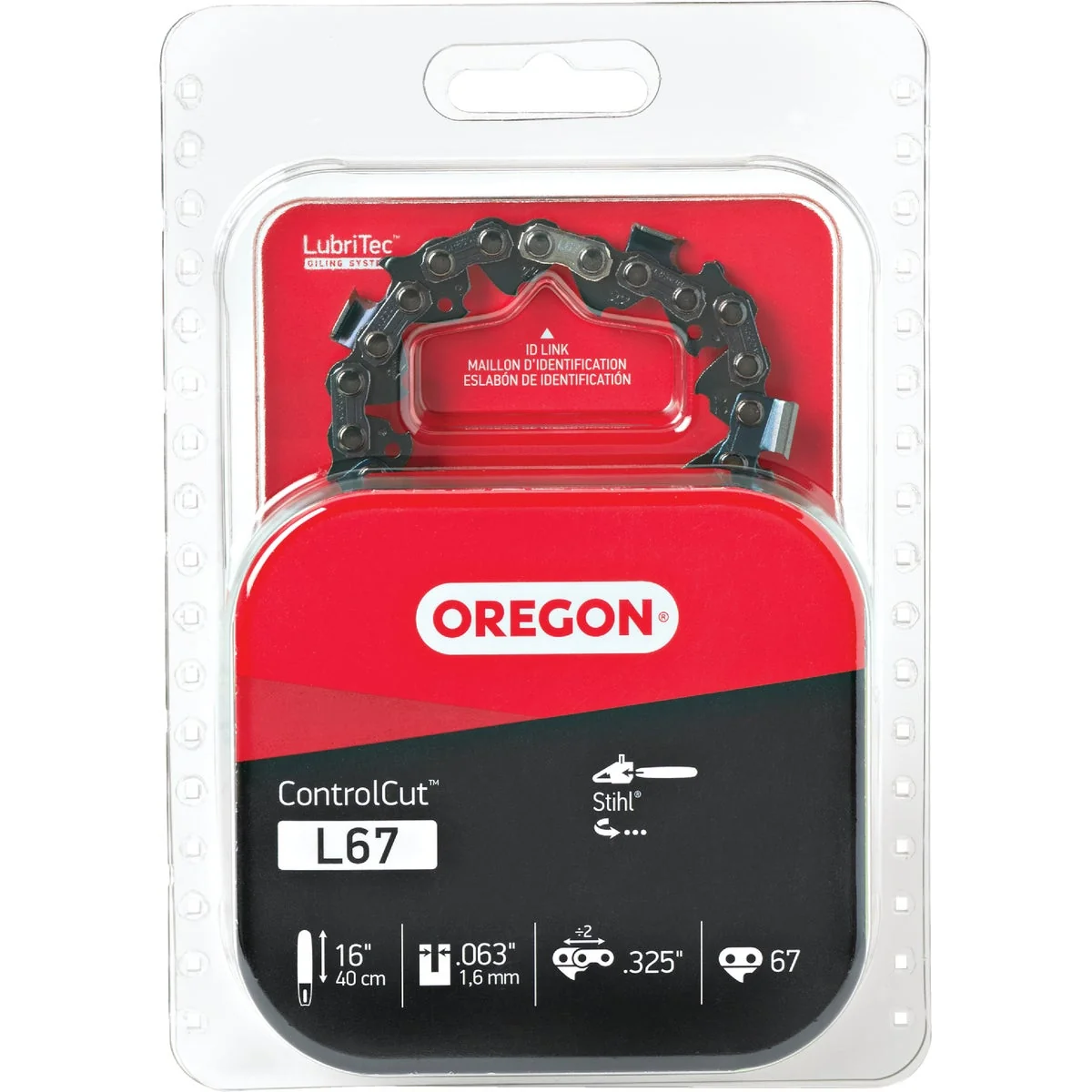 Casual Oregon ControlCut L67 16 In. Chainsaw Chain Solid