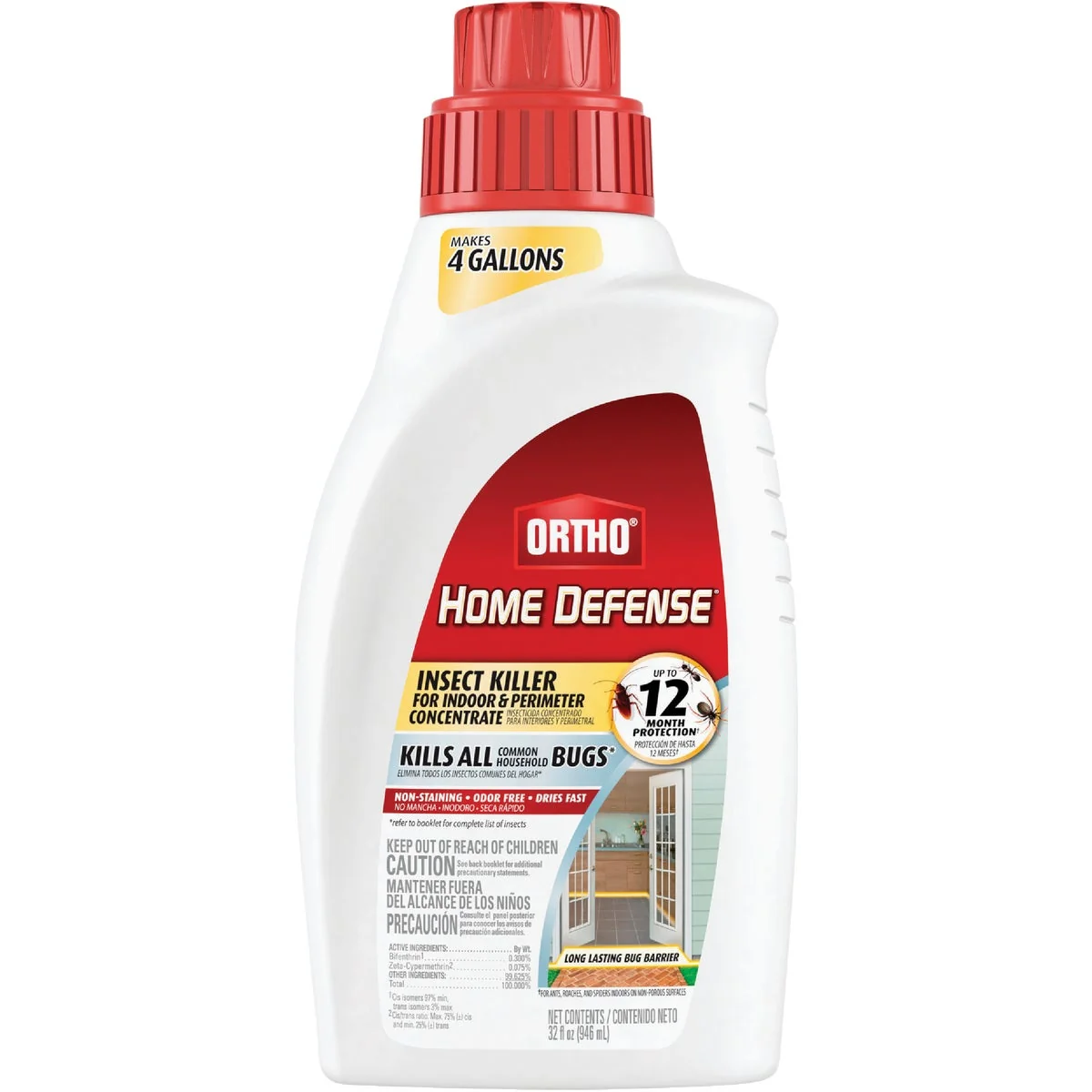 Long-Lasting Ortho Home Defense 32 Oz. Concentrate Indoor Perimeter Insect Killer Fashionable