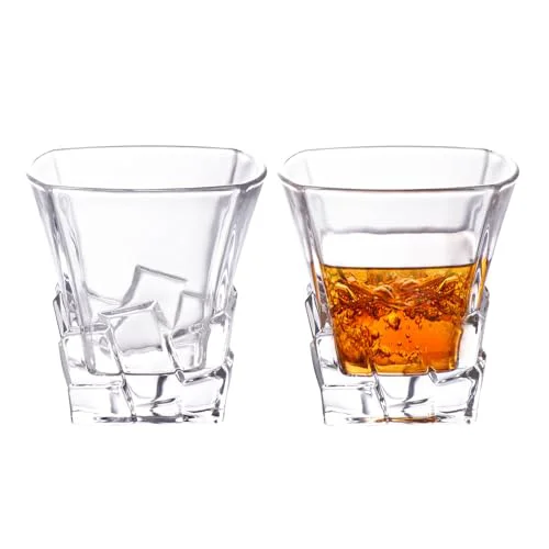 World-Class 330ml Ice Cube Whiskey Glass Verified