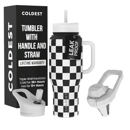 Easy-to-Use Coldest Tumbler with Handle and Straw Exceptional