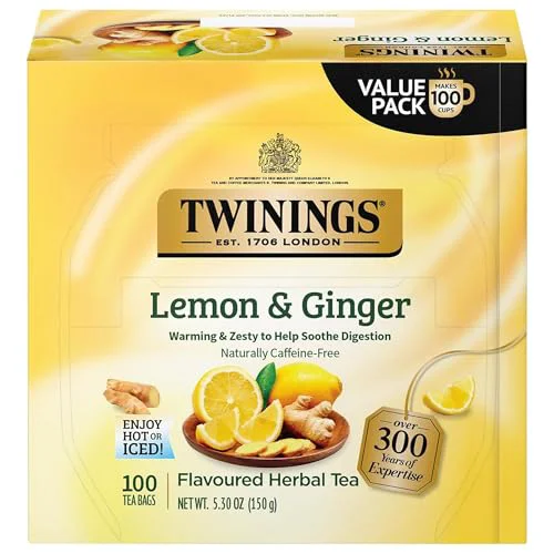 Trendy Lemon Ginger 100 Count Enhanced