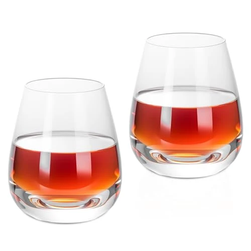 Comfortable Glass Tumbler 11.83 oz 2 Count Enhanced