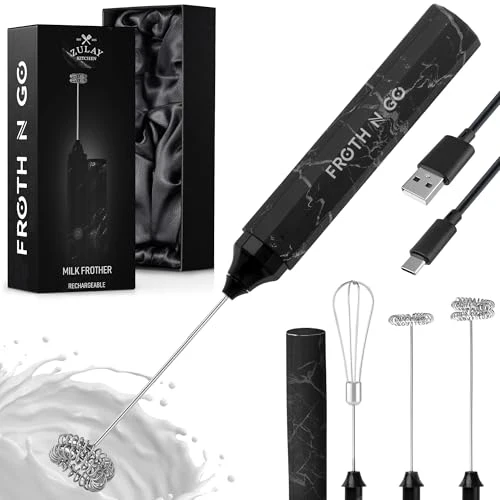 Breathable Zulay Froth N Go Milk Frother Smooth