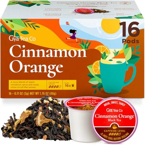 World-Class Orange Cinnamon Tea Pod 16 Count Certified