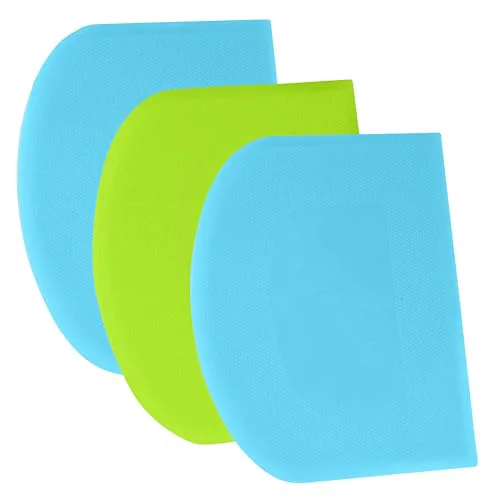 Reliable Dough Scraper Bench Scraper 3 Count Original Design