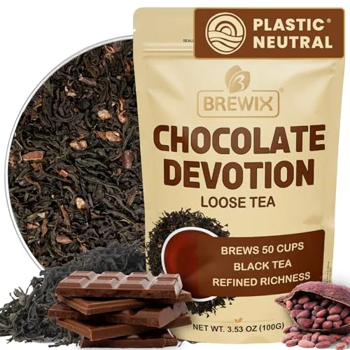 Easy-to-Use Chocolate Devotion Loose Leaf Tea 3.53 Ounce Flexible