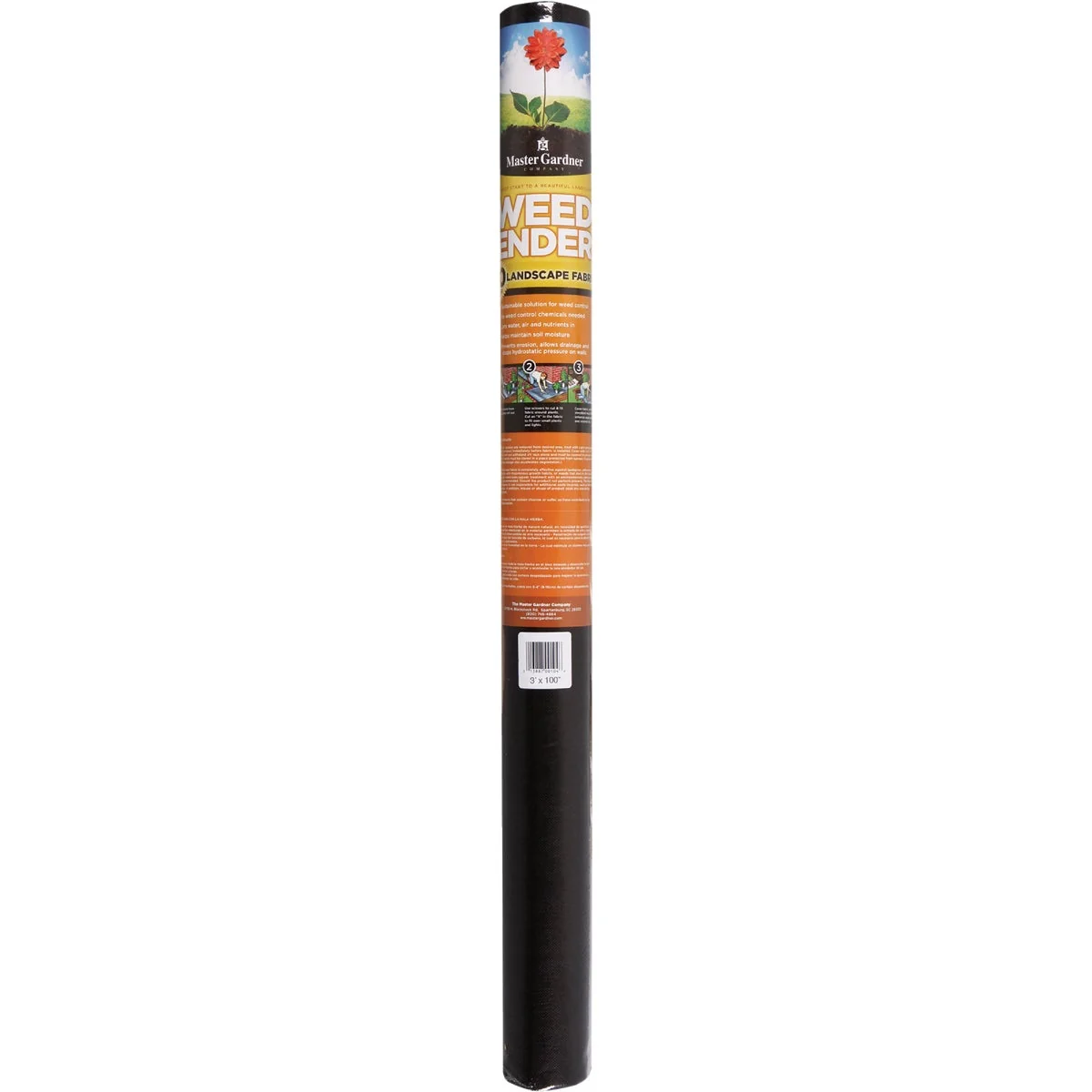 Eco-Friendly Master Gardner WeedEnder 3 Ft. W. x 100 Ft. L. Polypropylene Polyethylene 10-Year Residential Weed Control Landscape Fabric Breathable