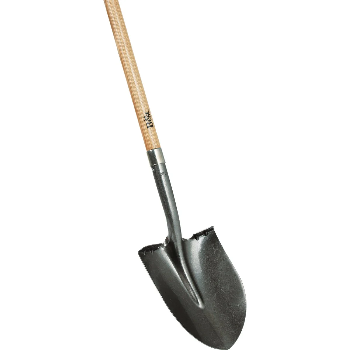 Premium Material Do it 48 In. Wood Handle Round Point Shovel Detailed
