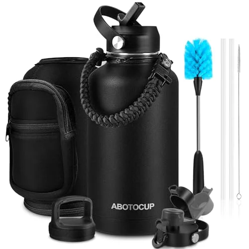 Original Design 64oz Water Bottle with Powder Coated Secure