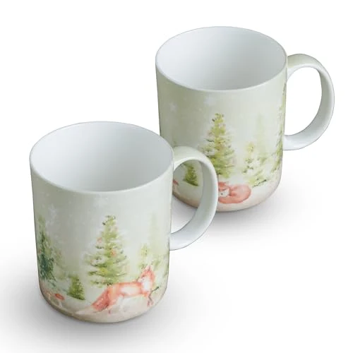 Professional Coffee Mug with Handles Tea Cups 2 Count User-Friendly