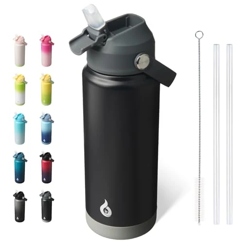 Expertly Made 24oz Insulated Water Bottle Comfortable