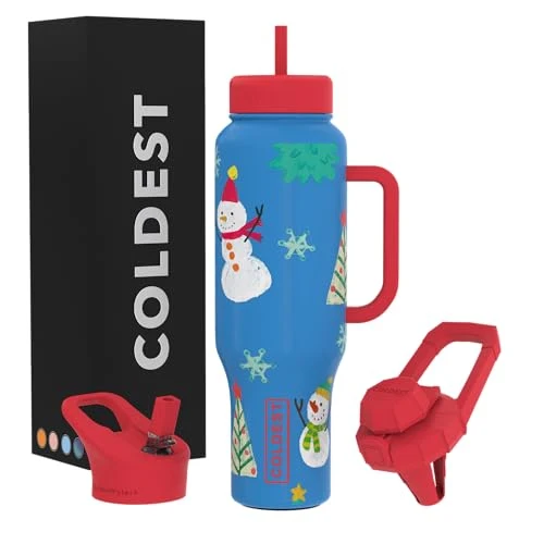 Superior Coldest Tumbler with Handle and Straw Trendy