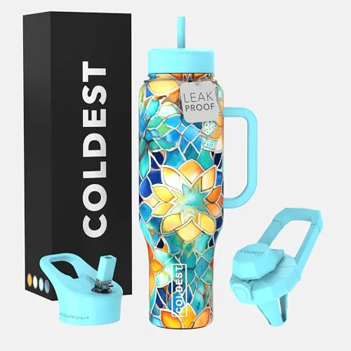 Refined Coldest Tumbler with Handle and Straw Stylish