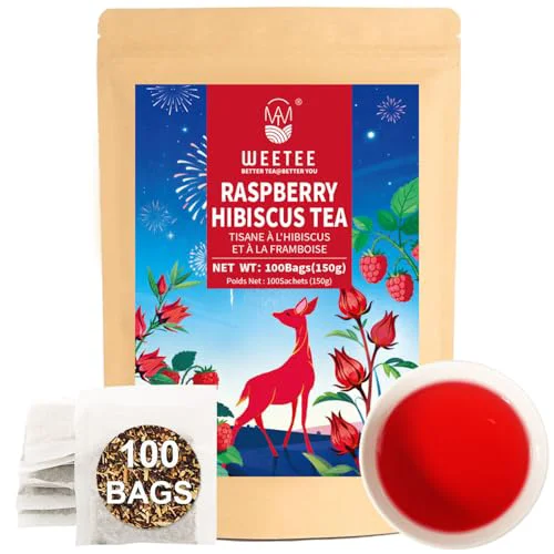 Modern Raspberry Hibiscus Herbal Tea Bags 100 Count Efficient