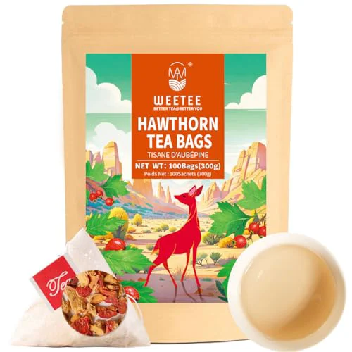 Eco-Friendly Hawthorn Berry Tea Bags 100 Count Versatile