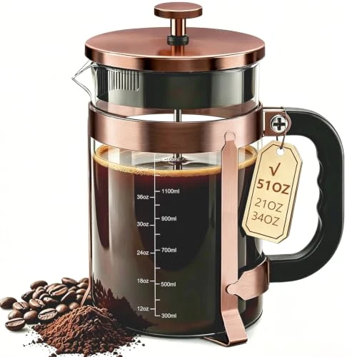 Convenient French Press 51oz High-Quality