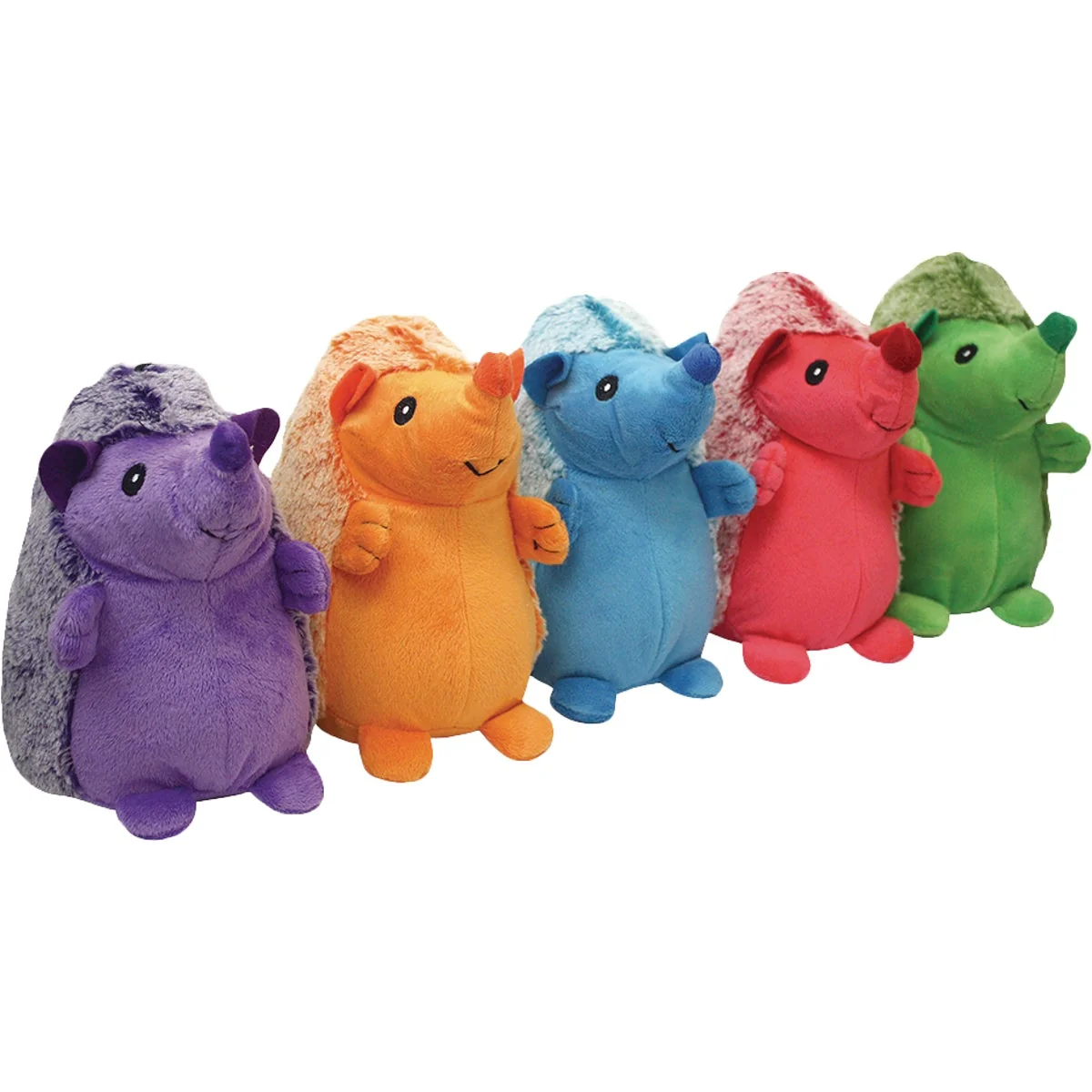 Eco-Friendly Multipet 8 In. Hedgehog Plush Dog Toy High-Quality