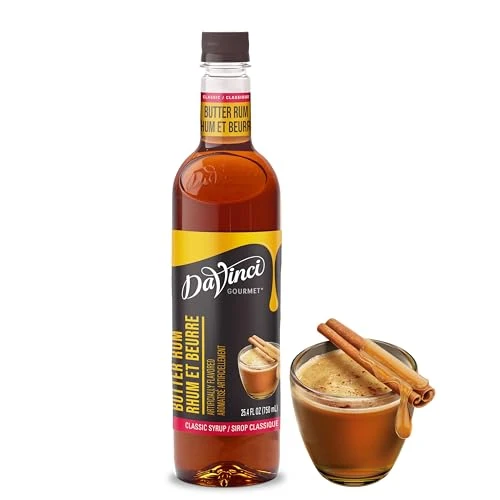 Eco-Friendly Classic Butter Rum Syrup 25.4 Fl Oz Innovative