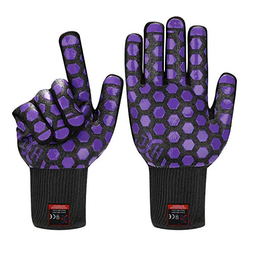 Eco-Friendly Heat Resistant Oven Glove 2 Count Certified