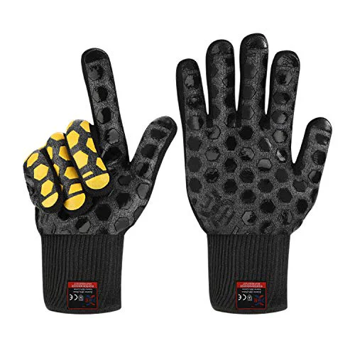 Fine Heat Resistant Oven Glove 2 Count Fine Crafted