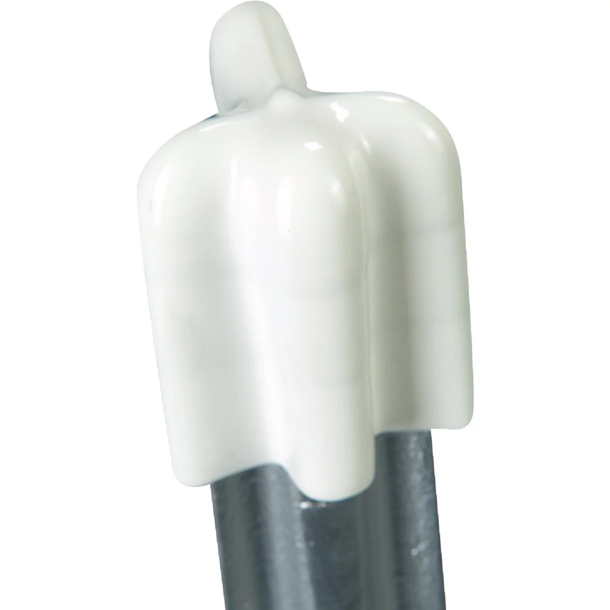 Next-Generation Dare Vinyl White T-Post Safety Cap 25-Pack Organic