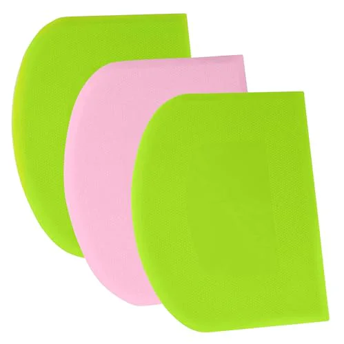 Clean Dough Scraper Bench Scraper 3 Count Exceptional
