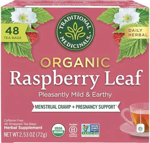 Relaxed Organic Raspberry Leaf 48 Count Pure
