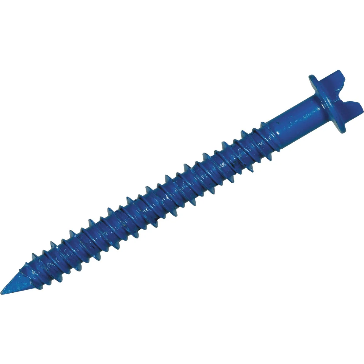 Enhanced Hillman 3 16 In. x 1-1 4 In. Slotted Hex Washer Tapper Concrete Screw 25 Ct. Fashionable