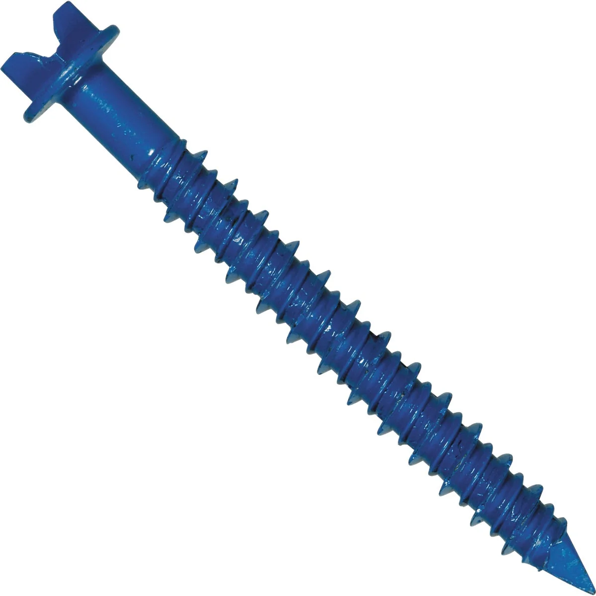 Stylish Hillman 1 4 In. x 1-1 4 In. Slotted Hex Washer Tapper Concrete Screw 25 Ct. Sophisticated