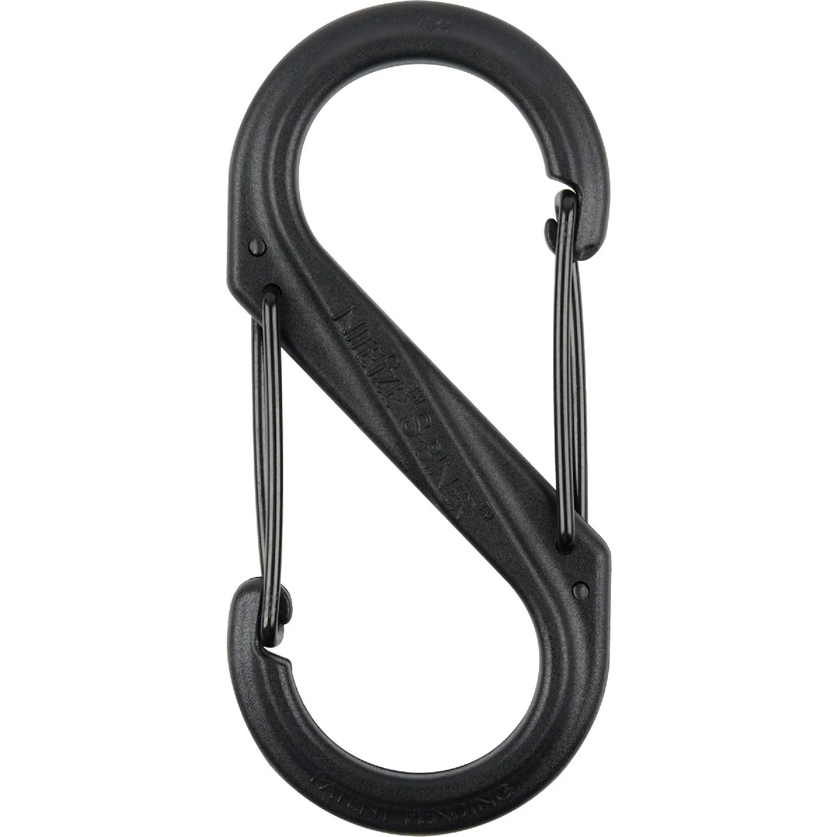 Durable Nite Ize S-Biner Size 4 25 Lb. Capacity Black S-Clip Key Ring Green