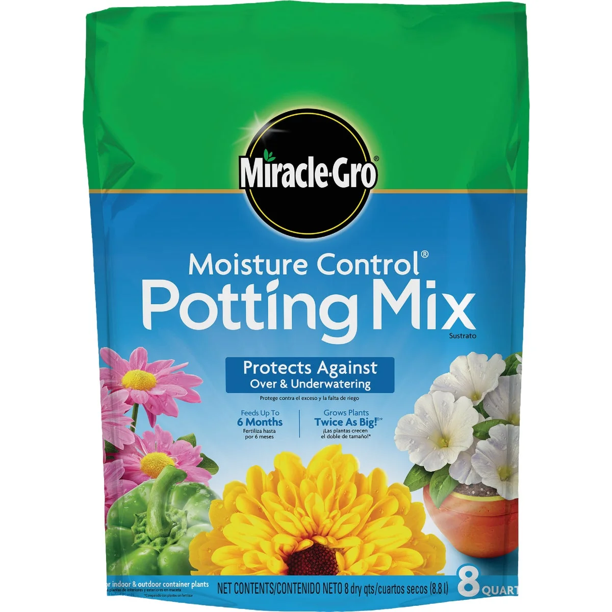 High-Grade -Gro Moisture Control 8 Qt. 6-1 2 Lb. Indoor Outdoor Potting Soil Minimalist