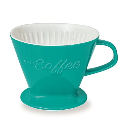 Reliable XXL Porcelain Coffee Dripper Green Healthy